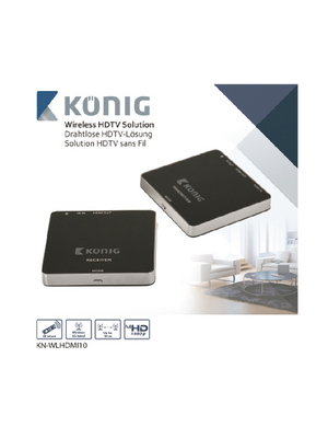 Koenig - KN-WLHDMI10 - Wireless HDMI Set, KN-WLHDMI10, K?nig