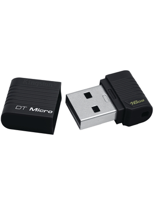 Kingston Shop - DTMCK/16GB - USB Stick DataTraveler Micro 16 GB black, DTMCK/16GB, Kingston Shop