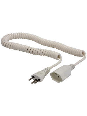 Steffen - 03 1199 - Spiral cable CH Type 12 CH Type 13 white, 03 1199, Steffen