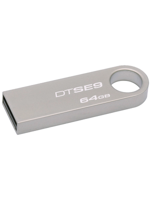 Kingston Shop - DTSE9H/64GB - USB Stick DataTraveler SE9 64 GB aluminium, DTSE9H/64GB, Kingston Shop