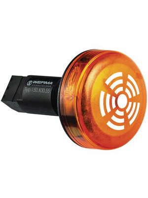 Werma - 150 300 55 - LED buzzer yellow, Buzzer / Continuous, 80 dB, 150 300 55, Werma