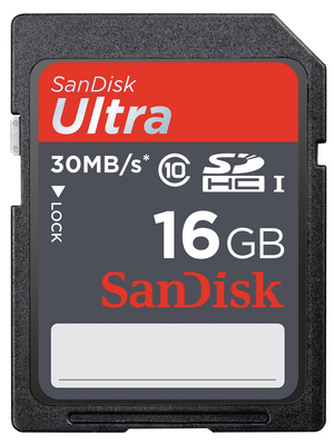 SanDisk - SDSDU-016G-U46 - Ultra SDHC card 16 GB, SDSDU-016G-U46, SanDisk