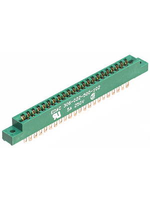 Edac - 306-022-500-102 - Card edge connector 22P, 306-022-500-102, Edac