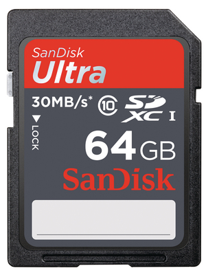 SanDisk - SDSDU-064G-U46 - Ultra SDXC card 64 GB, SDSDU-064G-U46, SanDisk