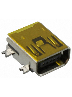 Wrth Elektronik - 651305142821 - Socket, horizontal mini-USB AB 5P SMD, 651305142821, Wrth Elektronik