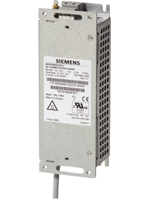 Siemens - 6SE6400-3CC00-4AB3 - SINAMICS G110 line reactor N/A for 0.12...0.25 kW, 6SE6400-3CC00-4AB3, Siemens