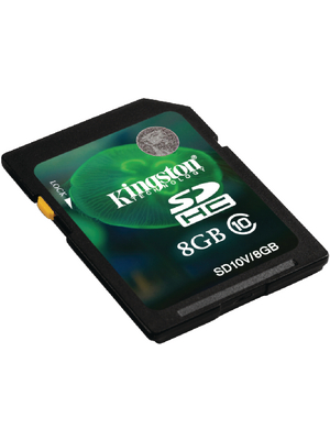 Kingston Shop - SD10V/8GB - SDHC card 8 GB, SD10V/8GB, Kingston Shop