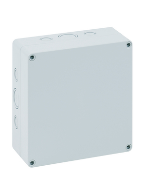 Spelsberg - 10591301 - Enclosure with knock outs 182 x 180 x 84 mm grey, RAL 7035 Polystyrene IP 66 N/A TK-PS, 10591301, Spelsberg