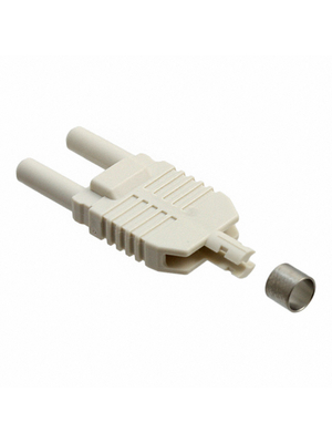 Broadcom - HFBR-4506Z - Duplex plug connector Parchment 1.0/2.2 POF parchment, HFBR-4506Z, Broadcom
