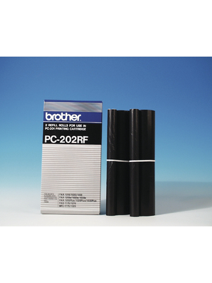 Brother - PC-202 - Film roll duopack PC-202 black, PC-202, Brother