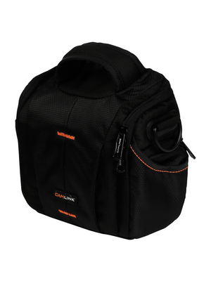 Camlink - CL-CB20 - Shoulder bag 65 x 152 x 146 mm black-orange, CL-CB20, Camlink