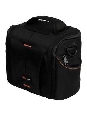Camlink - CL-CB21 - Shoulder bag 120 x 220 x 190 mm black-orange, CL-CB21, Camlink