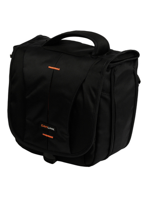 Camlink - CL-CB24 - Shoulder bag 140 x 230 x 250 mm black-orange, CL-CB24, Camlink