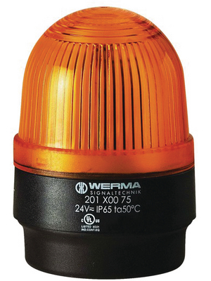 Werma - 201 300 68 - LED continuous lamp, yellow, 230 VAC, 201 300 68, Werma