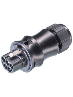 Wieland - RST20I5S S1 ZR1 V SW - Connector, male Plug L3-N-PE Screw Connection, RST20I5S S1 ZR1 V SW, Wieland