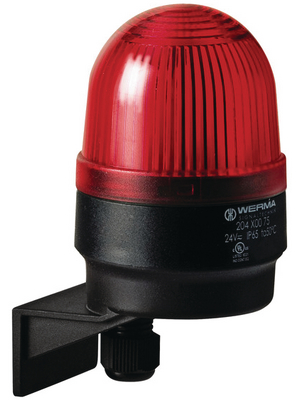 Werma - 204 100 75 - LED continuous lamp, red, 24 VAC/DC, 204 100 75, Werma