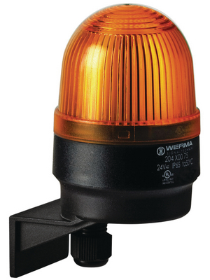 Werma - 204 300 75 - LED continuous lamp, yellow, 24 VAC/DC, 204 300 75, Werma