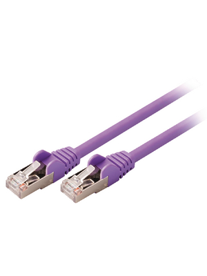 Valueline - VLCP85121U15 - Patch cable CAT5 SF/UTP 1.50 m purple, VLCP85121U15, Valueline