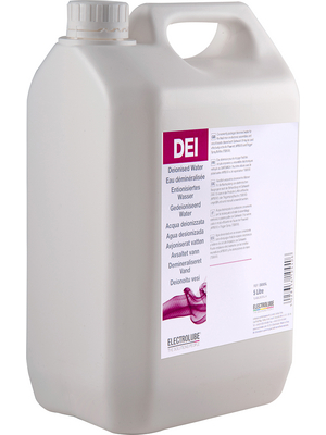 Electrolube - DEI05L - Deionised water 5 l, DEI05L, Electrolube