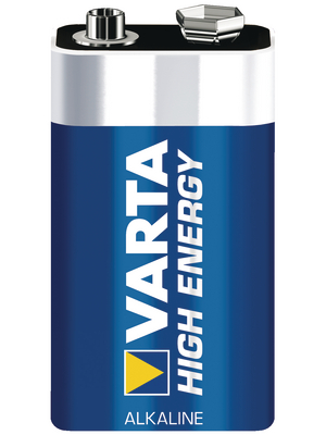 VARTA - 4922 HIGH ENERGY - Primary battery 9 V 6LR61/9V, 4922 HIGH ENERGY, VARTA