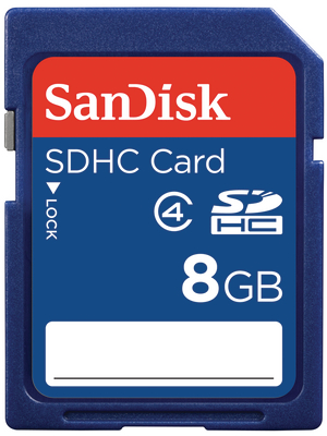 SanDisk - SDSDB-008G-B35 - SDHC card 8 GB, SDSDB-008G-B35, SanDisk