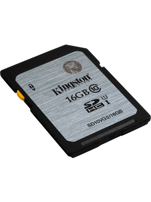 Kingston Shop - SD10VG2/16GB - SDHC card 16 GB, SD10VG2/16GB, Kingston Shop
