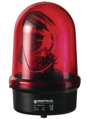 Werma - 883 100 75 - Rotating mirror lamp, 24 VAC/DC, Halogen, 883 100 75, Werma