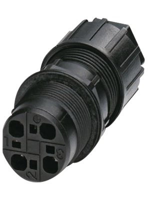 Phoenix Contact - QPD W 4X2,5 6-10 M25 DT GY - Panel feed-through connector push-in Poles 4, QPD W 4X2,5 6-10 M25 DT GY, Phoenix Contact