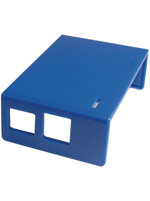 Camdenboss - CBRPI-AA-BLU - Upper housing section blue 60 x 27 mm Polystyrene IP 00 N/A, CBRPI-AA-BLU, Camdenboss