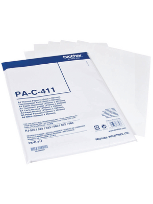 Brother - PAC411 - A4 thermal paper (100 sheets), PAC411, Brother