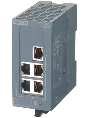 Siemens - 6GK5005-0BA00-1AB2 - Industrial Ethernet Switch 5x 10/100 RJ45 IP 20, 6GK5005-0BA00-1AB2, Siemens