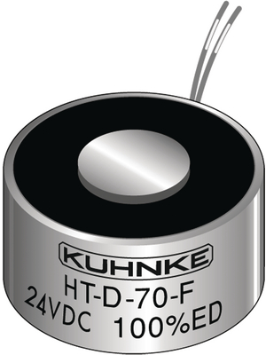 Kuhnke - HT-D50-F-24V100% - Holding Solenoid 750 N 11 W, HT-D50-F-24V100%, Kuhnke