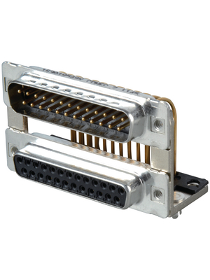 Conec - 163A19549X - D-Sub plug + socket 2 x 25P, Male / Female, 163A19549X, Conec