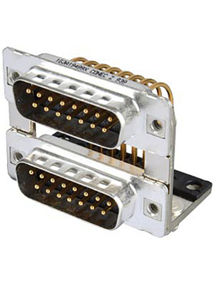 Conec - 163A19499X - D-Sub dual plug 2 x 15P, Male / Male, 163A19499X, Conec