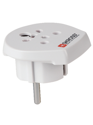 SKross - 1.500217 - Single Travel Adapter for Denmark and Europe DK / India / Israel Protective contact, 1.500217, SKross