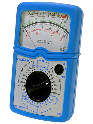 PeakTech - PeakTech 3260 - Multimeter analogue 1000 V 10 A, PeakTech 3260, PeakTech