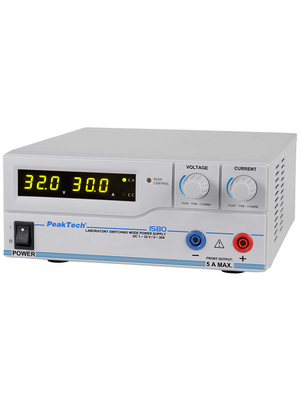 PeakTech - PeakTech 1580 - Laboratory Power Supply 1 Ch. 32 VDC 30 A, Programmable, PeakTech 1580, PeakTech