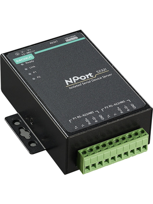 Moxa - NPORT 5232I - Serial Server 2x RS422/485, NPORT 5232I, Moxa