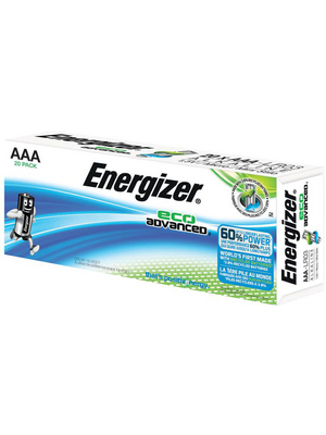 Energizer - E300488000 - Primary battery 1.5 V LR03/AAA Pack of 20 pieces, E300488000, Energizer