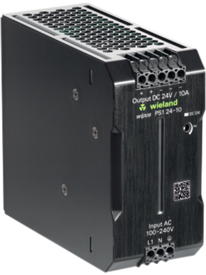 Wieland - 81.000.6540.0 - Switched-mode power supply 24 VDC/10 A 240 W Phases=1, 81.000.6540.0, Wieland