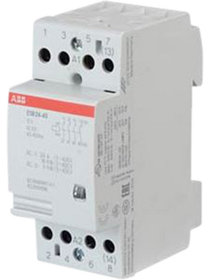 ABB - ESB24-40-12AC/DC - Contactor 12 V 4 NO Screw Terminal, ESB24-40-12AC/DC, ABB