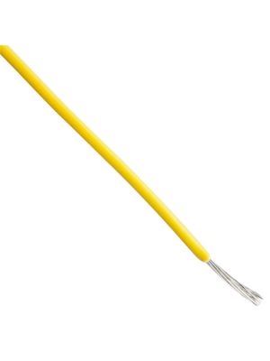 Alpha Wire - 2916 YL - Hook-Up Wire ThermoThin, 1.32 mm2, yellow Nickel-plated copper ECA Fluoropolymer, 2916 YL, Alpha Wire