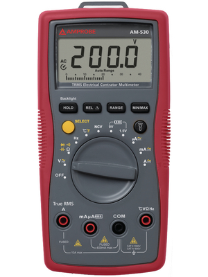 Amprobe - AM-530-EUR - Multimeter digital TRMS AC 3999 digits 600 VAC 600 VDC 10 ADC, AM-530-EUR, Amprobe