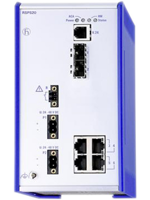 Belden Hirschmann - RSPS20-06002T1TT-SCCZ9HSE2SXX.X.XX - Industrial Ethernet Switch, RSPS20-06002T1TT-SCCZ9HSE2SXX.X.XX, Belden Hirschmann