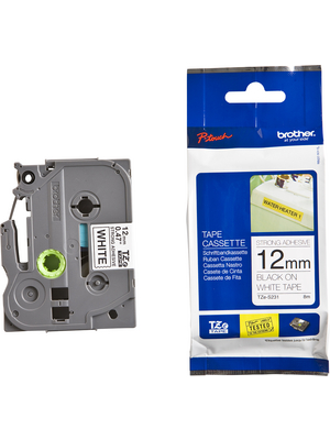 Brother - TZE-S621 - Label tape 9 mm black on yellow, TZE-S621, Brother