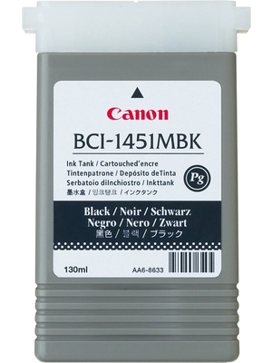 Canon Inc - BCI-1451MBK - Pigment ink BCI-1451MBK black matt, BCI-1451MBK, Canon Inc