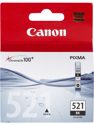Canon Inc - 2933B001 - Ink CLI-521BK black, 2933B001, Canon Inc