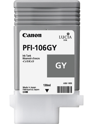 Canon Inc - PFI-106GY - Ink PFI-106GY grey, PFI-106GY, Canon Inc