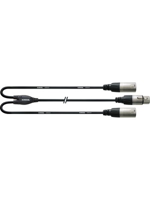 Cordial - CFY 0.3 FMM - Y-Adapter Cable, CFY 0.3 FMM, Cordial