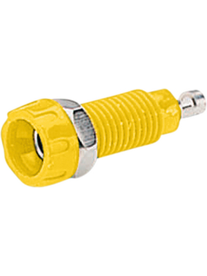 Deltron Components - 563-0700 - Laboratory socket ? 4 mm yellow N/A, 563-0700, Deltron Components